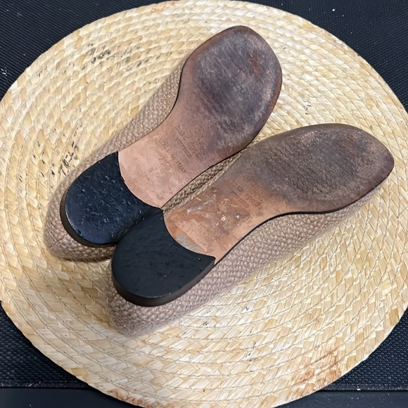 Kate Spade Tweed Bow Ballet Flat Slipon Shoes Size 7.5 - Picture 8 of 8